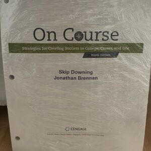 Brand new On Course Textbook loose leaf ninth edition